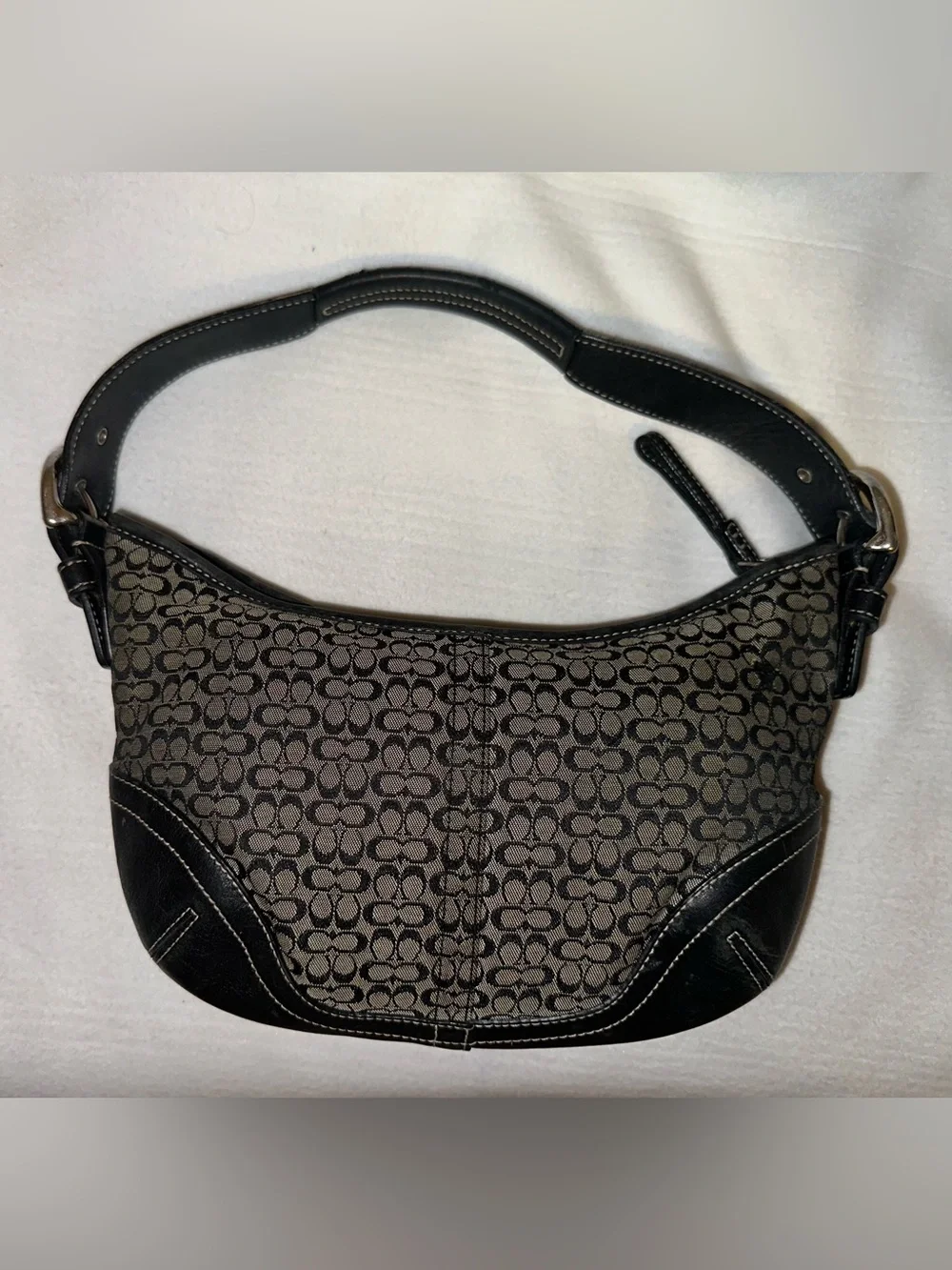 Vintage Y2K Coach Signature C Shoulder Bag